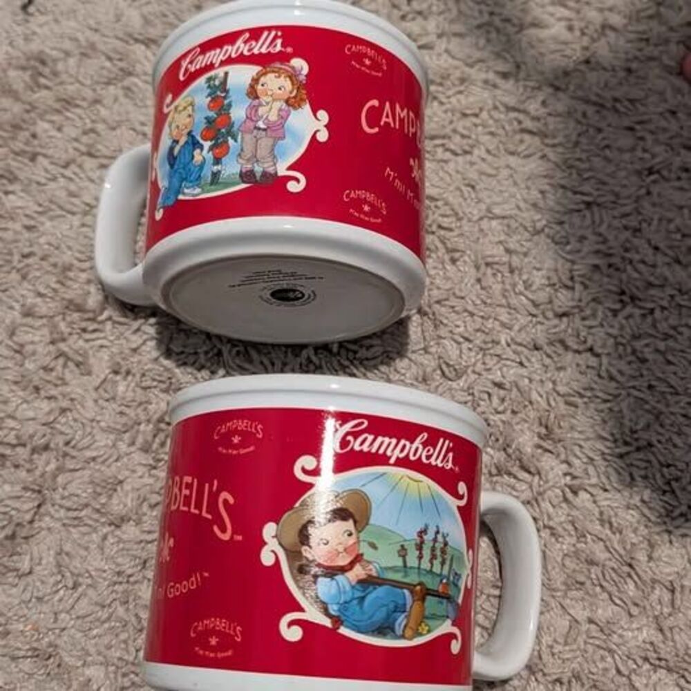 Set of 2 Campbell's Soup Mugs